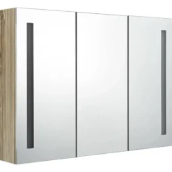 vidaXL - Badkamerkast - Grijs - MDF - 89 x 14 x 62 cm