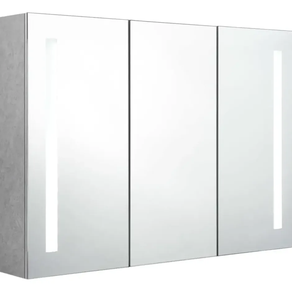 vidaXL - Badkamerkast - Grijs - MDF - 89 x 14 x 62 cm