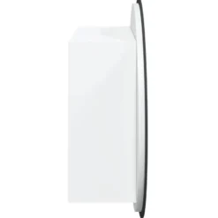vidaXL - Badkamerkast met ronde spiegel en LED 47x47x17,5 cm wit
