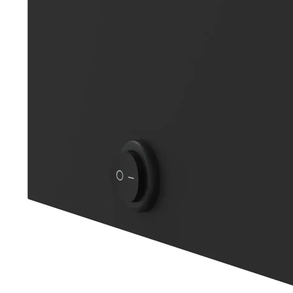vidaXL - Badkamerkast met spiegel en LED 60x13x52 cm zwart