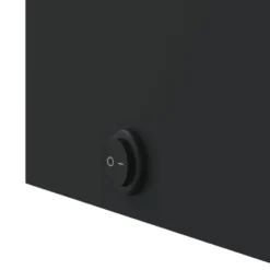 vidaXL - Badkamerkast met spiegel en LED 45x13x52 cm zwart