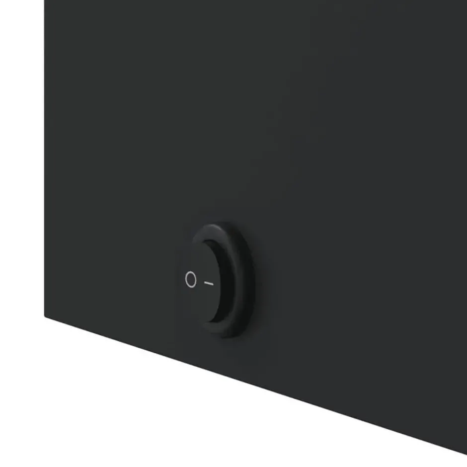 vidaXL - Badkamerkast met spiegel en LED 45x13x52 cm zwart