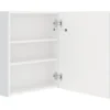vidaXL - Badkamerkast - Wit - MDF