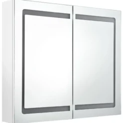 vidaXL - Badkamerkast - Wit - MDF