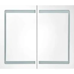 vidaXL - Badkamerkast - Wit - MDF