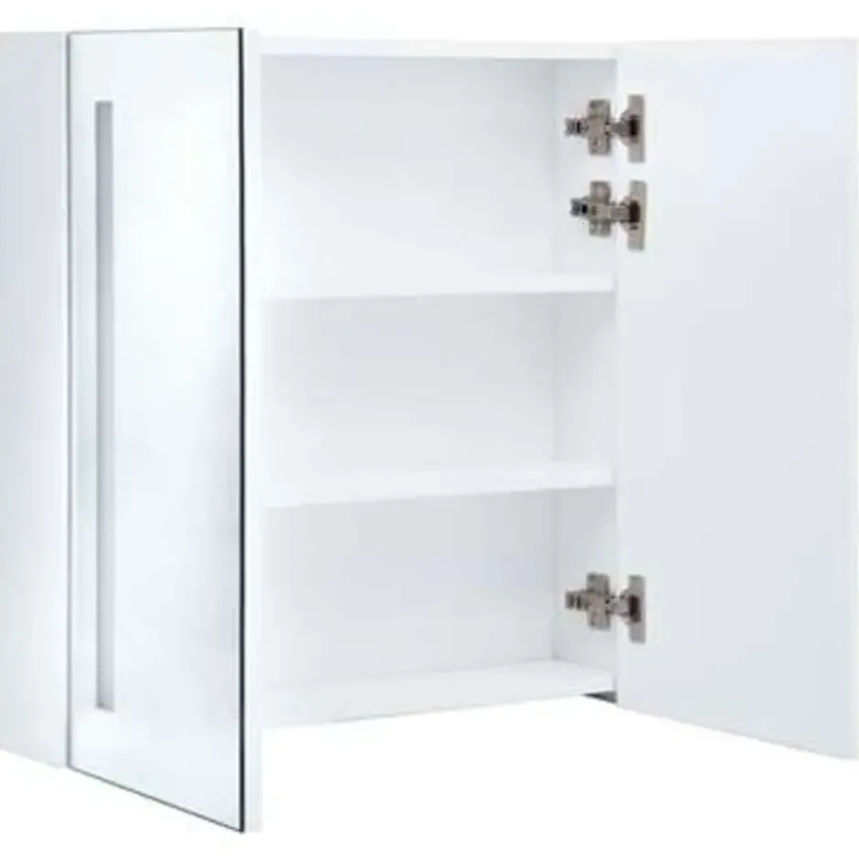 vidaXL - Badkamerkast - Wit - MDF - 62 x 14 x 60 cm