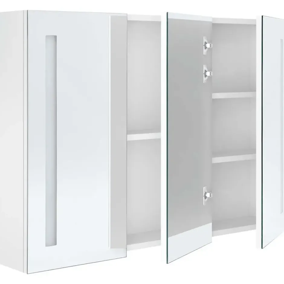 vidaXL - Badkamerkast - Wit - MDF - 89 x 14 x 62 cm