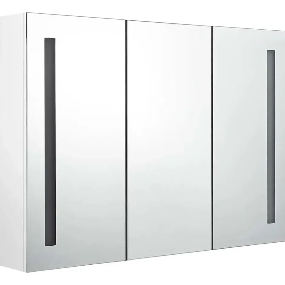 vidaXL - Badkamerkast - Wit - MDF - 89 x 14 x 62 cm