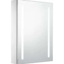 vidaXL - Badkamerkast - Wit - MDF - 50 x 13 x 70 cm