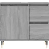 vidaXL - Badkamerkast 65x33x60 cm bewerkt hout grijs sonoma eikenkleurig