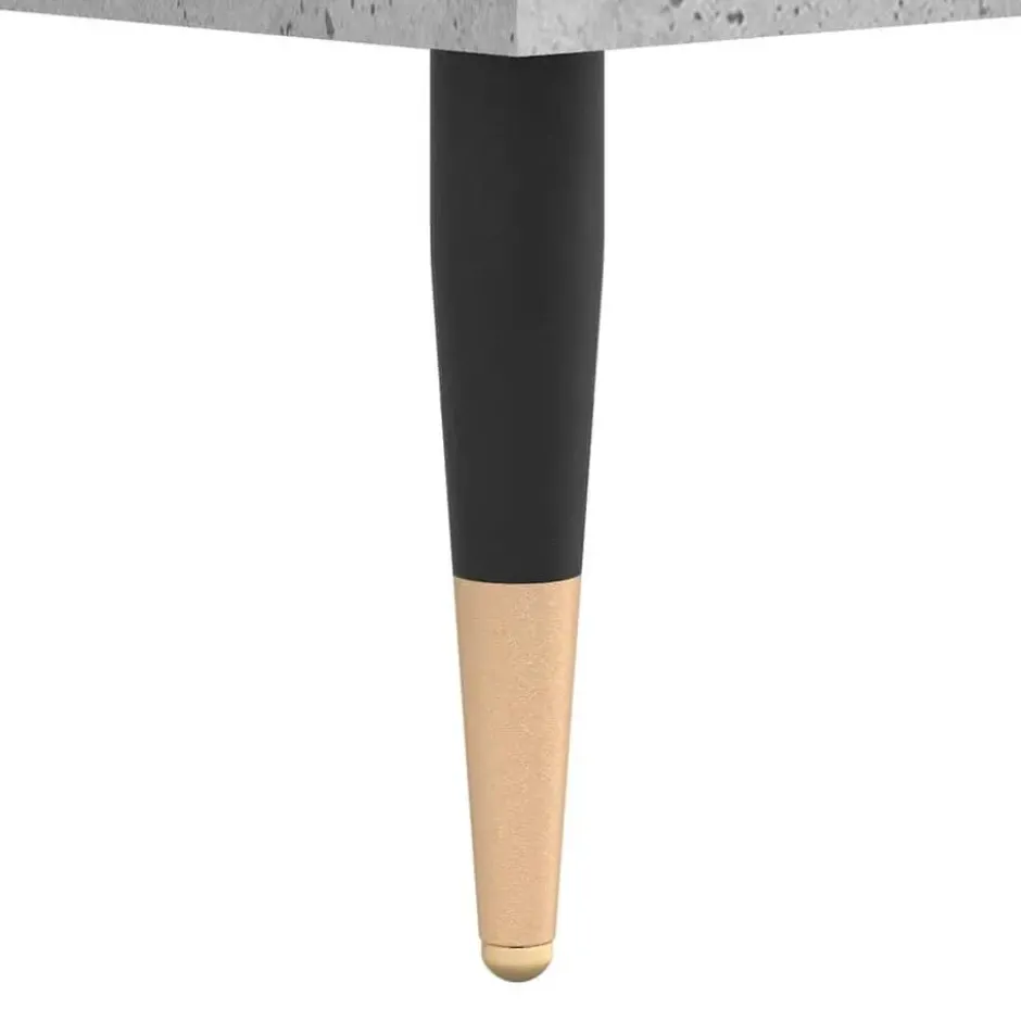 vidaXL - Badkamerkast 80x33x60 cm bewerkt hout betongrijs