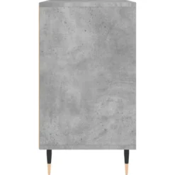 vidaXL - Badkamerkast 80x33x60 cm bewerkt hout betongrijs