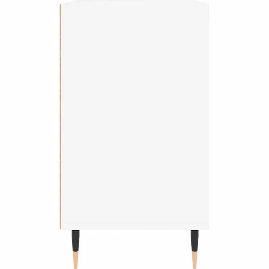 vidaXL - Badkamerkast 80x33x60 cm bewerkt hout wit