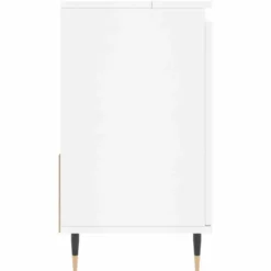 vidaXL - Badkamerkast 65x33x60 cm bewerkt hout wit