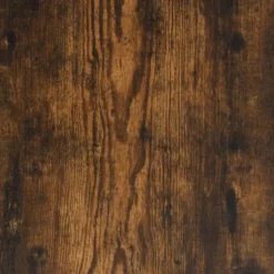 vidaXL - Badkamerkast 30x30x100 cm bewerkt hout gerookt eikenkleurig