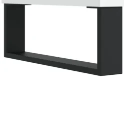 vidaXL - Badkamerkast 30x30x100 cm bewerkt hout wit kast