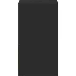 VIDAXL Badkamerkast 60x33x61 cm spaanplaat zwart