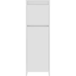 VIDAXL Badkamerkast 30x30x95 cm spaanplaat wit