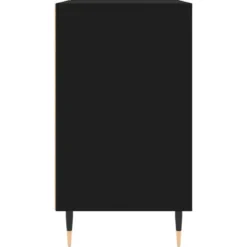 vidaXL - Badkamerkast 80x33x60 cm zwart bewerkt hout