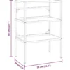 vidaXL - Badkamermeubelframe - Zwart - IJzer