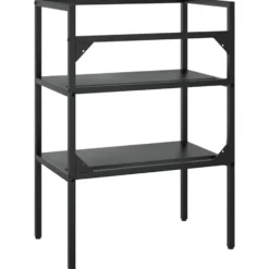 vidaXL - Badkamermeubelframe - Zwart - IJzer