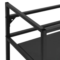 vidaXL - Badkamermeubelframe - Zwart - IJzer