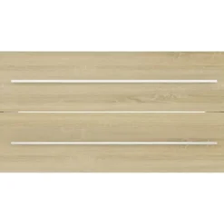 vidaXL - Badkamermeubelset - Bruin - Bewerkt hout