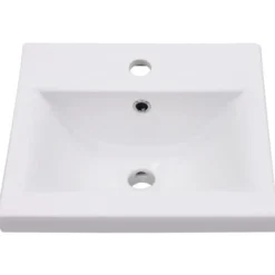 vidaXL - Badkamermeubelset - Wit - Bewerkt hout - 41 x 38.5 x 46 cm