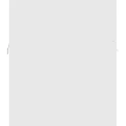 vidaXL - Badkamermeubelset - Wit - Bewerkt hout - 41 x 38.5 x 46 cm