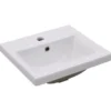vidaXL - Badkamermeubelset - Wit - Bewerkt hout - 41 x 38.5 x 46 cm