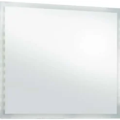 vidaXL - Badkamerspiegel - Zilver - Glas - 60 x 50 cm