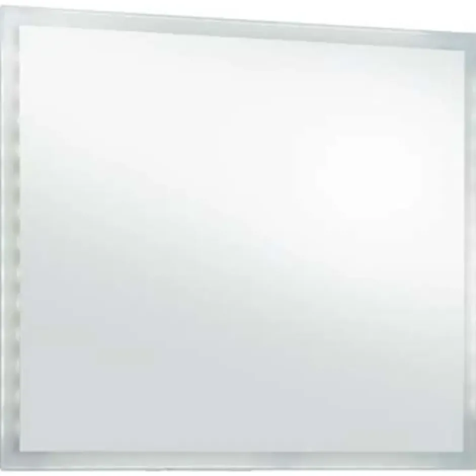 vidaXL - Badkamerspiegel - Zilver - Glas - 60 x 50 cm