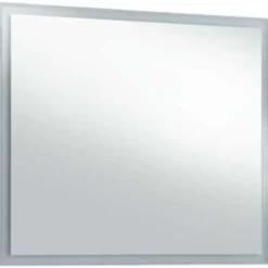 vidaXL - Badkamerspiegel - Zilver - Glas - 60 x 50 cm