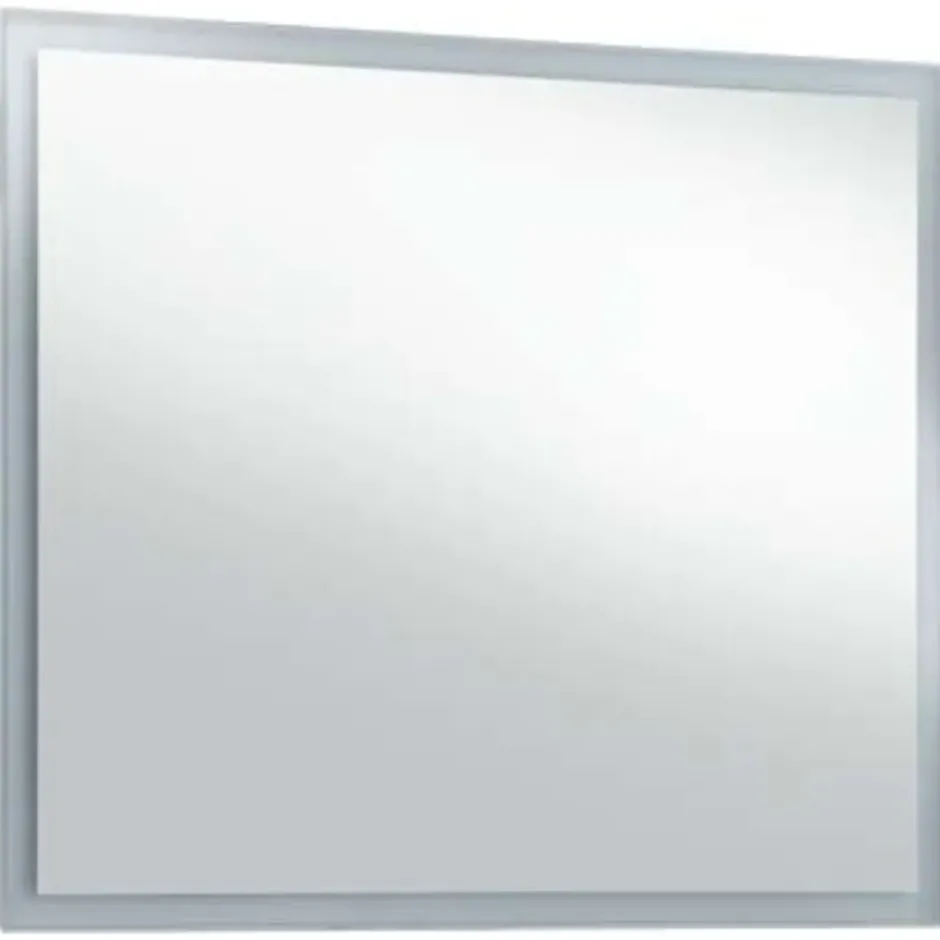 vidaXL - Badkamerspiegel - Zilver - Glas - 60 x 50 cm