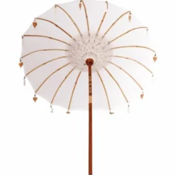 vidaXL - Balinese Parasol - Crème - Katoen