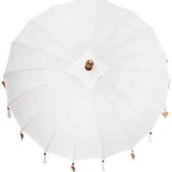 vidaXL - Balinese Parasol - Crème - Katoen