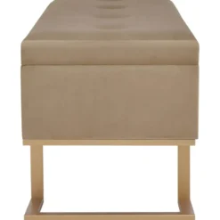 vidaXL - Bank - Beige - Stof