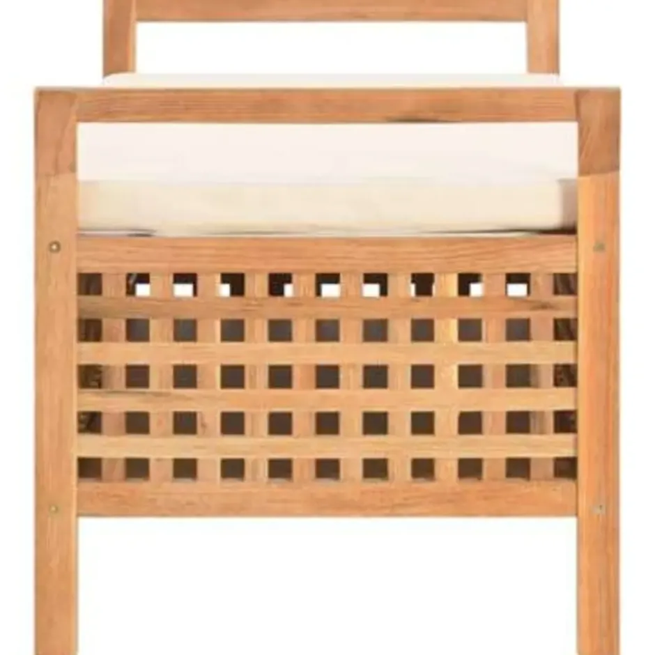 vidaXL - Bank - Bruin - Hout - 93 x 49 x 49 cm