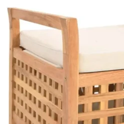vidaXL - Bank - Bruin - Hout - 93 x 49 x 49 cm