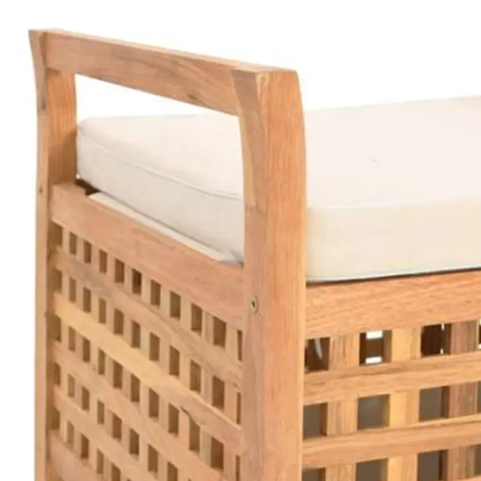 vidaXL - Bank - Bruin - Hout - 93 x 49 x 49 cm