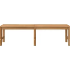 vidaXL - Bank - Bruin - Teakhout - 150 x 40 x 45 cm