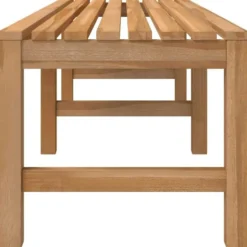 vidaXL - Bank - Bruin - Teakhout - 150 x 40 x 45 cm