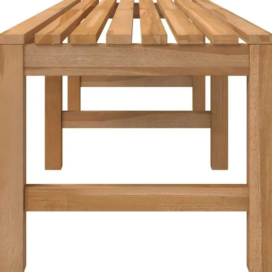 vidaXL - Bank - Bruin - Teakhout - 150 x 40 x 45 cm