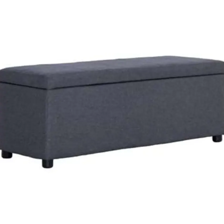 vidaXL - Bank - Grijs - Polyester