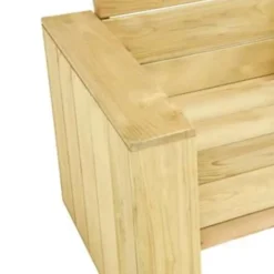 vidaXL - Bankje - Bruin - Geïmpregneerd grenenhout - 179 x 76 x 76 cm