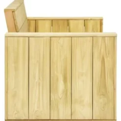 vidaXL - Bankje - Bruin - Geïmpregneerd grenenhout - 179 x 76 x 76 cm