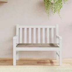 vidaXL - Bankkussen - 120x50x4 cm - Kussentje Zitkussens Oxford Stof Taupe
