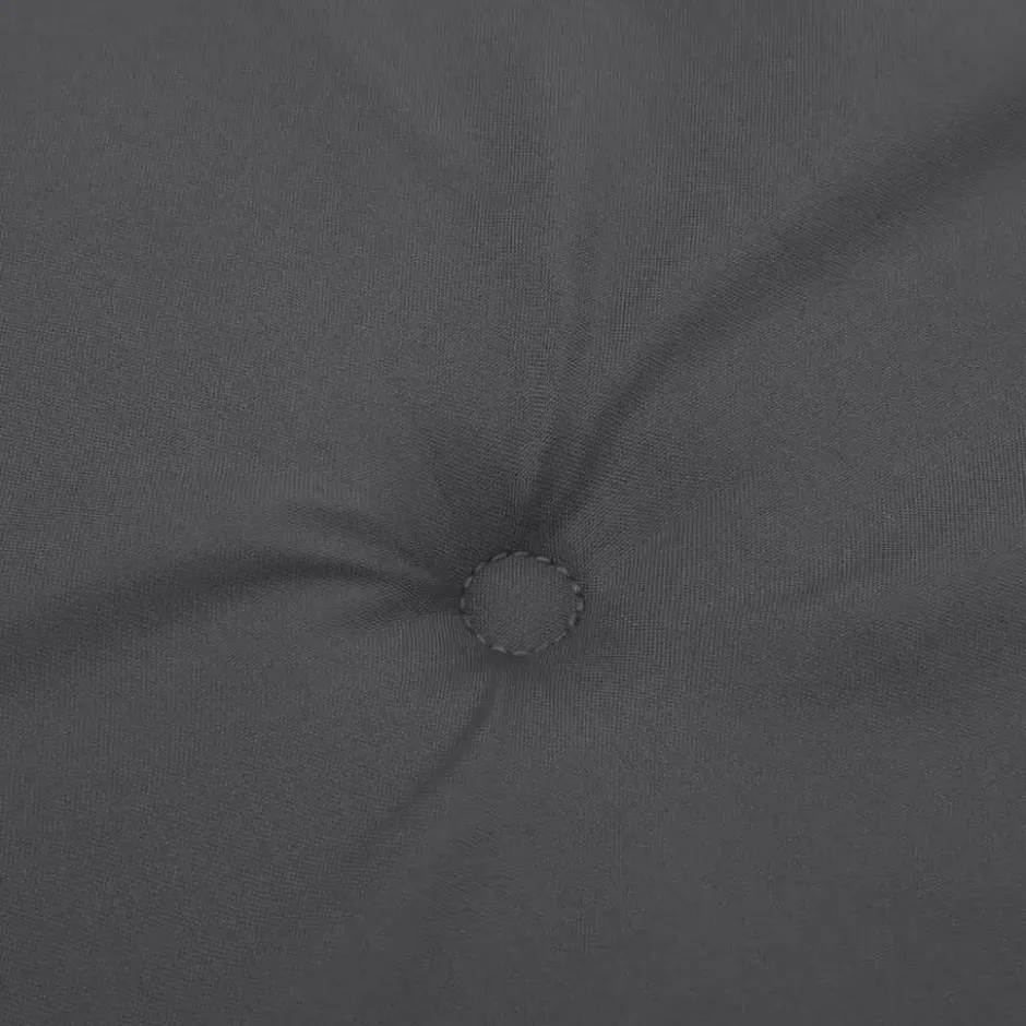 vidaXL - Bankkussen - 100x50x4 cm - Tuinkussen Kussen - Stof - Antracietkleurig