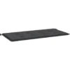 vidaXL - Bankkussen Zitkussen - 100x50x3.8 cm - Zitkussens Oxford Stof Zwart