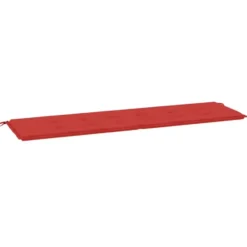vidaXL - Bankkussen Zitkussen - 180x50x3 cm - Zitkussens - Stof - Rood
